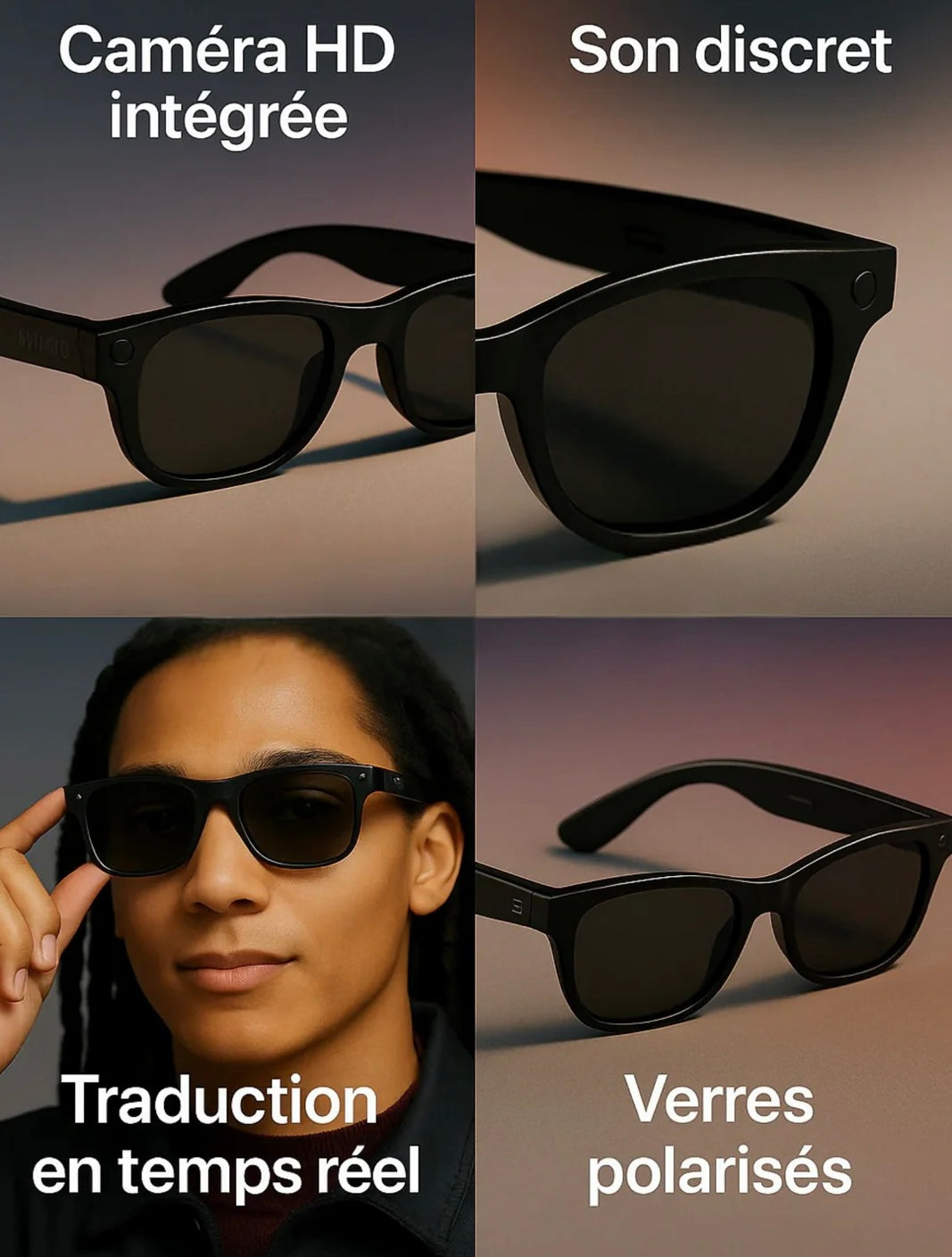 Lunettes Intelligentes 4K 2025