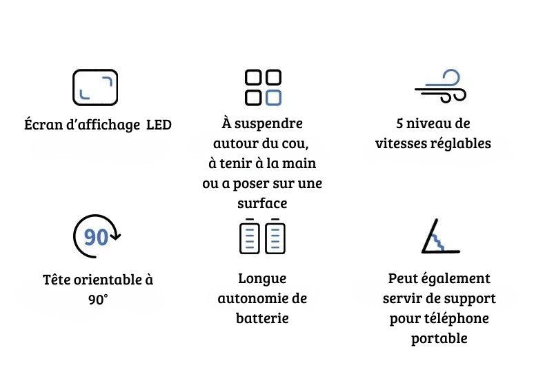 Mini Ventilateur Portable Pliable