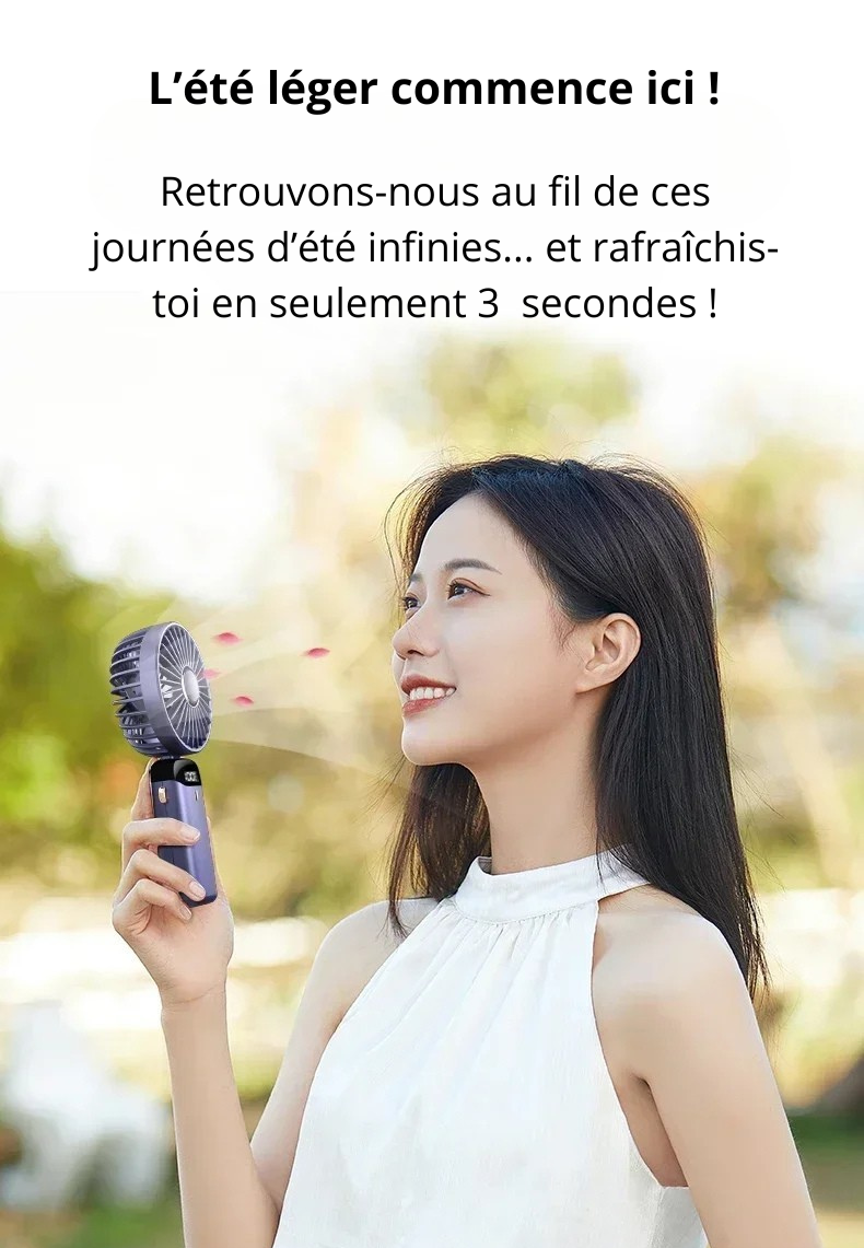 Mini Ventilateur Portable Pliable